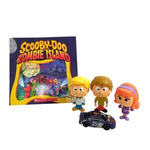 Scooby-Doo Lot Cartoon Network Car Shaggy Fred Daphne Bobbleheads Book Zombie